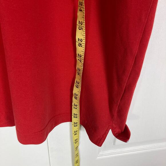 NWOT TOMMY HILFIGER Polo Shirt XXXL Custom Fit Short Sleeve Red Cotton - Picture 5 of 6